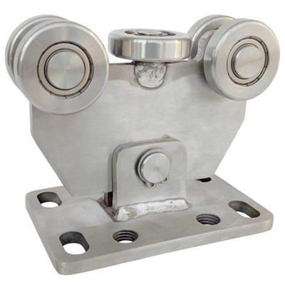สแตนเลส 304 Dia 50mm Cantilever Gate Carriage 5 ล้อสำหรับ 60X60 Track