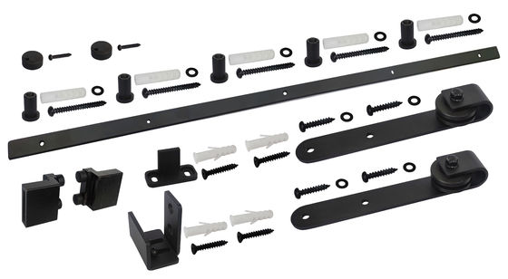 ตู้บานคู่ Mini Barn Door Hardware Kit 8ft 10ft Black