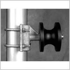 One Graphite Impregnated Nylon Cantilever Gate Rollers HU Groove พร้อมฝาปิด