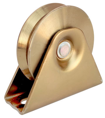 Q235 Y Groove ประตูบานเลื่อนล้อสังกะสีชุบเงิน
