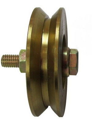 Q235 Metal Y Groove ประตูบานเลื่อนล้อพร้อม Bolt