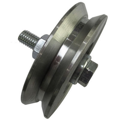 Q235 Metal Y Groove ประตูบานเลื่อนล้อพร้อม Bolt