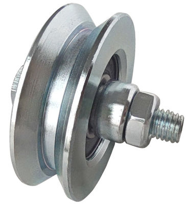 Q235 Metal Y Groove ประตูบานเลื่อนล้อพร้อม Bolt