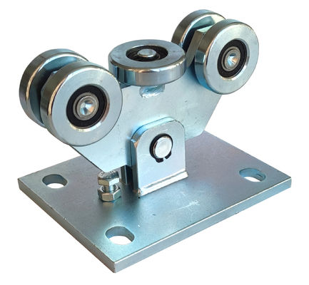 Iron Q235 Cantilever Gate Carriage Wheel Kit System งานหนัก